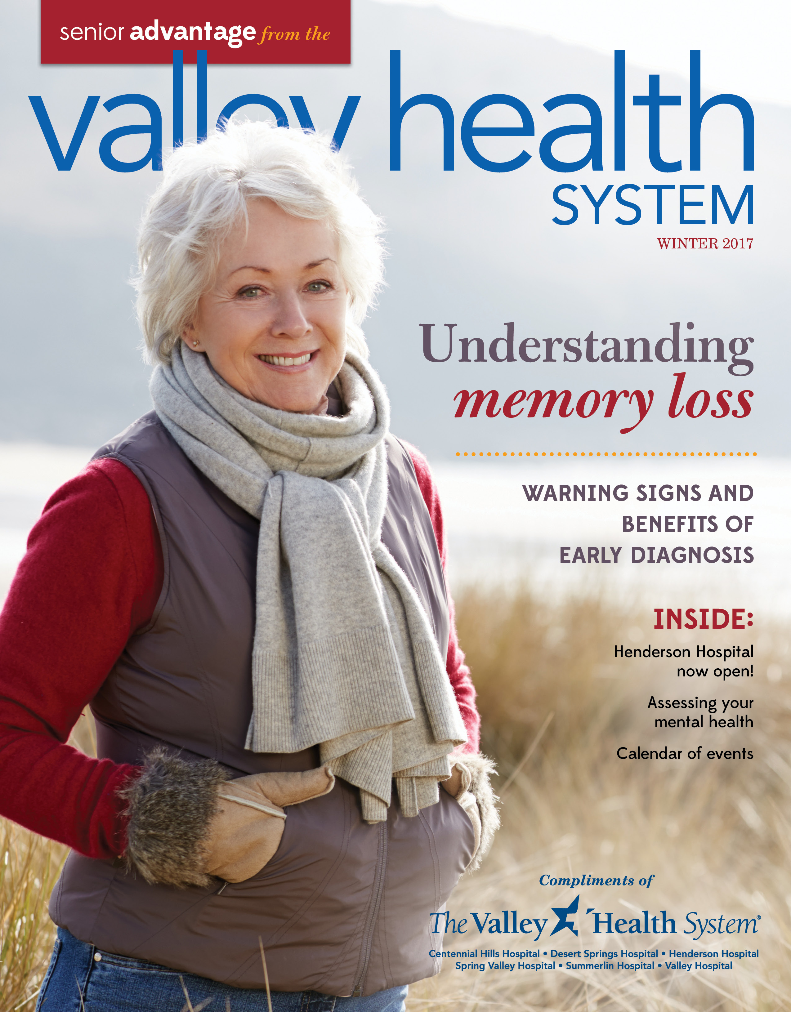 Senior Advantage Magazine Winter 2017 Valley Health System